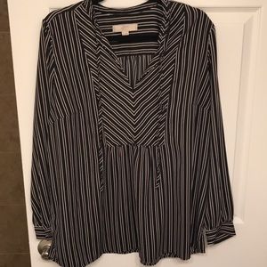 Striped LOFT Blouse Top